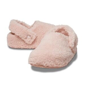 Crocs Classic Cozzzy Slipper‎ Fleece Womens 5 Pink House Shoes 209386-6TY